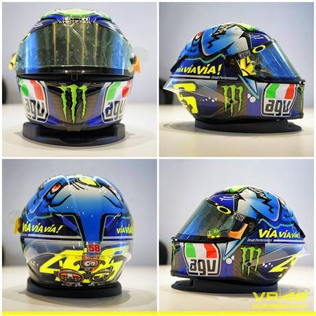 Agv PistaGP V.Rossi Misano 2015 by Drudi Performance - painted by DiD Design