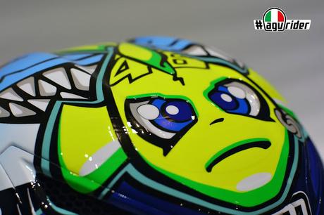 Agv PistaGP V.Rossi Misano 2015 by Drudi Performance - painted by DiD Design