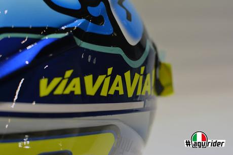 Agv PistaGP V.Rossi Misano 2015 by Drudi Performance - painted by DiD Design