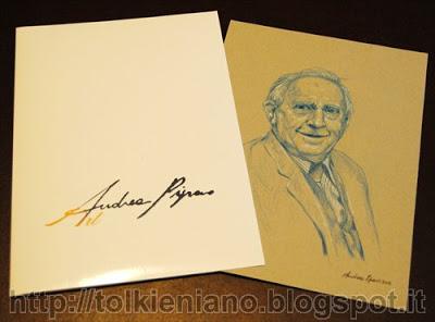 J.R.R. Tolkien, ritratto originale disegnato da Andrea Piparo