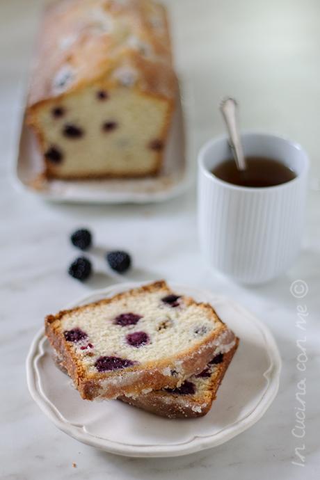 Blackberry, Lemon e Yogurt Tea Loaf Blackberry lemon tea loaf