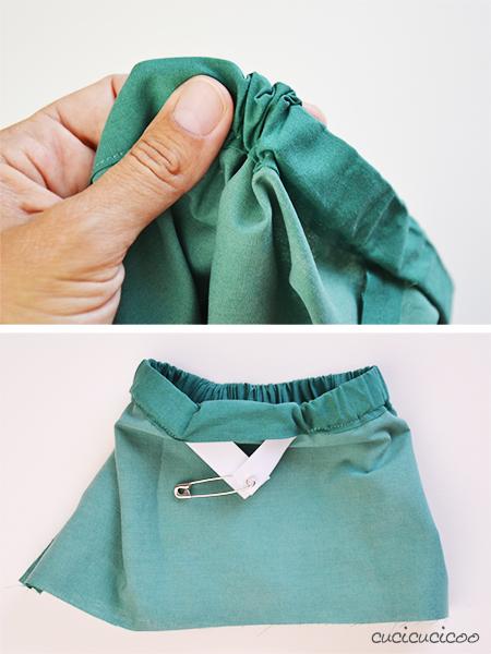 Come cucire una coulisse con elastico Come cucire una coulisse (per girovita elasticizzato). Parte della serie “Impara a Cucire a Macchina” su www.cucicucicoo.com!