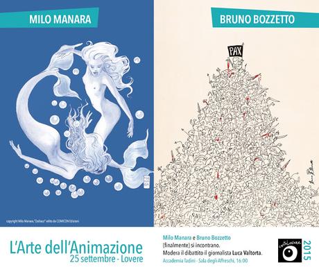cortoLovere 2015: Milo Manara incontra Bruno Bozzetto cortoLovere 2015: Milo Manara incontra Bruno Bozzetto