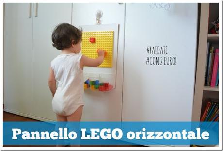 Pannello lego orizzontale fai da te Pannello lego orizzontale fai da te