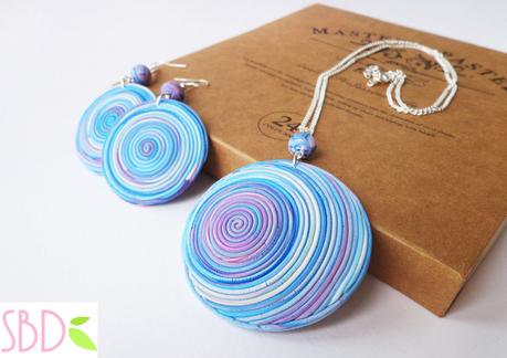 Gioielli in fimo Spirale - Fimo clay Swirl jewels