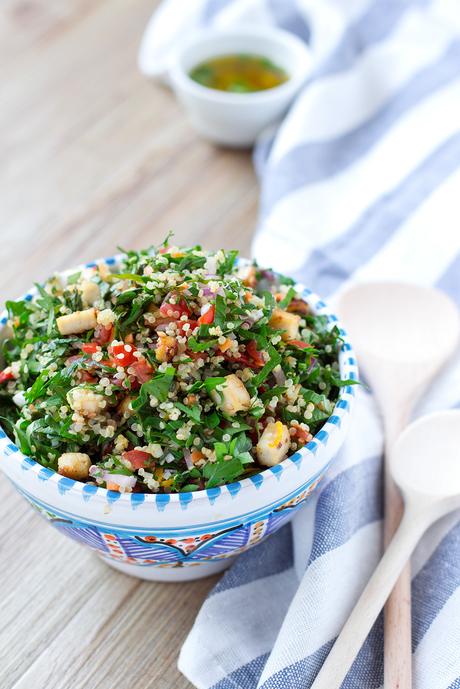 TABBOULEH DI QUINOA e TOFU | Vegan + Senza Glutine TABBOULEH DI QUINOA e TOFU | Vegan + Senza Glutine