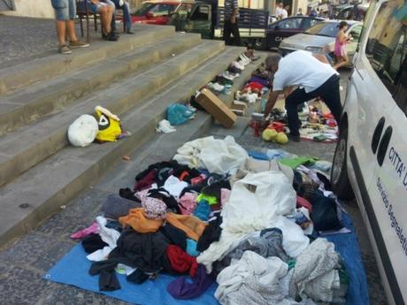 Ercolano, operazione contro gli abusivi a Pugliano. Tanta merce sequestrata sequestro merce mercato pugliano