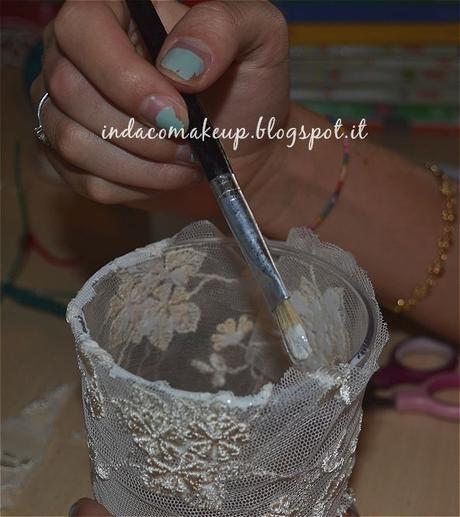 DIY: Porta Pennelli MakeUp Fai-Da-Te Shabby Chic