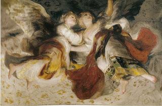 Schema a punto croce: Goya: Gli angeli_2
