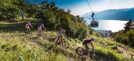 Baldo, su e giù per la montagna Funivia e bikers