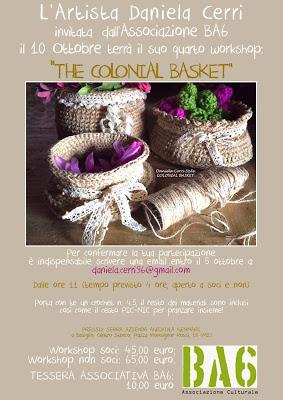 WORKSHOP: THE COLONIAL BASKET!