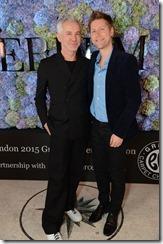 Baz Lurhmann and Christopher Bailey attend The 2015 Green Carpet Challenge by Erdem, in partnership with Mercedes-Benz