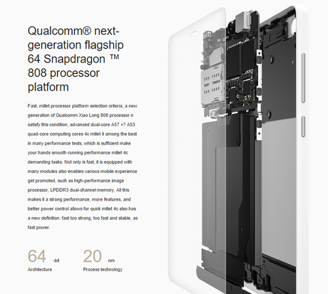 Xiaomi Mi4c ufficiale! Foto, specifiche e prezzi! Mi4c