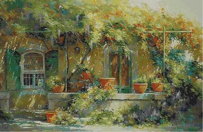 Schema a punto croce: Johan Messely : Il giardino segreto_7