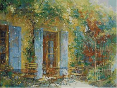 Schema a punto croce: Johan Messely : Il giardino segreto_5