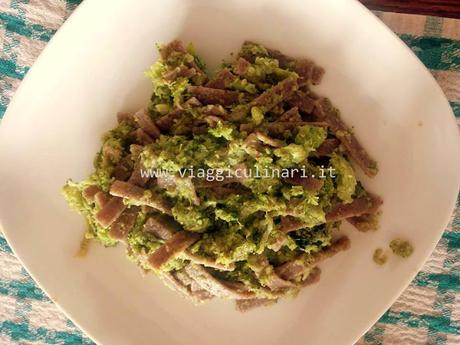 Pizzoccheri con broccoli al vapore - vegan gluten free