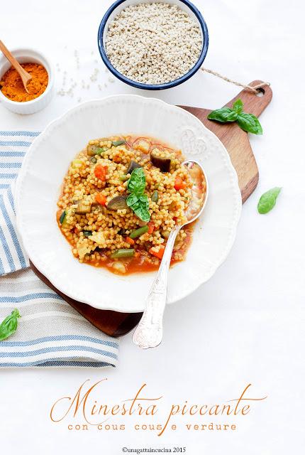Minestra piccante di cous cous | Spicy Cous Cous Soup