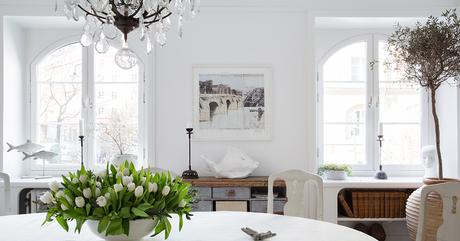 Nordic style e shabby chic per un bellissimo appartamento svedese Nordic style e shabby chic per un bellissimo appartamento svedese