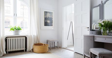 Nordic style e shabby chic per un bellissimo appartamento svedese Nordic style e shabby chic per un bellissimo appartamento svedese