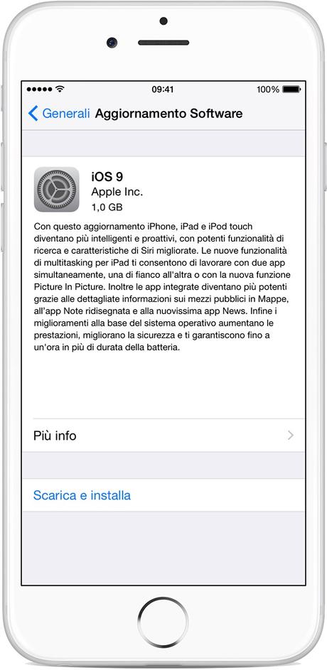 Nuovo aggiornamento sicurezza software sull'iPhone, sull'iPad sull'iPod touch.