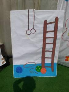 LE MINIOLIMPIADI Allestimento miniolimpiadi