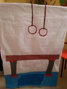 LE MINIOLIMPIADI Allestimento miniolimpiadi