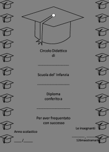 Saluti alla scuola diploma laurea