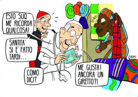 Migrazioni e ambiente, anche al Suq i temi del Papa Migrazioni e ambiente, anche al Suq i temi del Papa