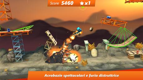 Bridge Constructor Stunts per iPhone – costruisci, corri e… Distruggi !!! Bridge Constructor Stunts