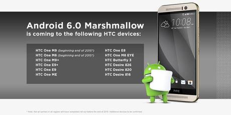 Ecco gli HTC che riceveranno Android Marshmallow