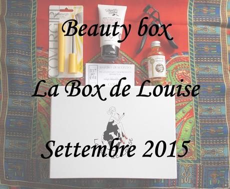 Beauty box 'La box de Louise' - Settembre 2015 [beauty] [fashion]