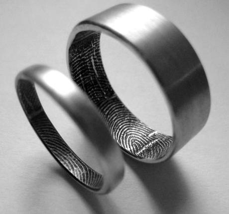 rings with fingerprints