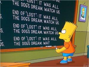 finale di Lost per Bart Simpson