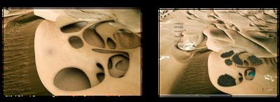 Un batterio che trasforma la sabbia creando strutture nel deserto...
