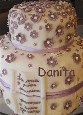 Pasticcera per caso: Wedding cake                              1° comunione Maria