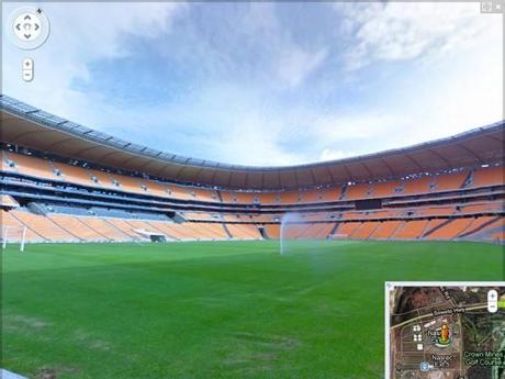 Google Street View: disponibili gli stadi dei mondiali sudafricani 2010