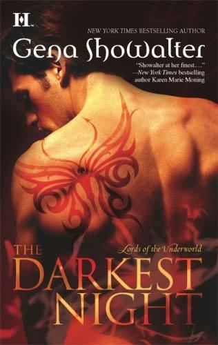 book cover of The Darkest Night (Lords of the Underworld, book 2) by Gena Showalter