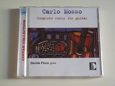 Recensione di Carlo Mosso Complete works for guitar di Davide Ficco, Stradivarius 1999