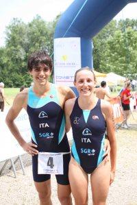 Triathlon – Luca Facchinetti e Gaia Peron uniti nell’amore e nel tricolore Acquathlon (corsa e nuoto)