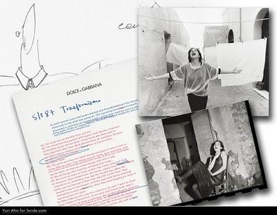 Dolce & Gabbana p/e 1987: Il Trasformismo