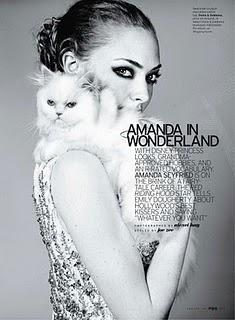 Amanda Seyfried in Dolce & Gabbana su Elle US Aprile 2011