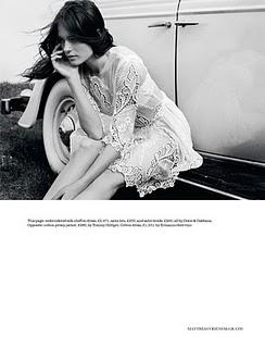 Vanessa Hegelmaier in Dolce & Gabbana su Elle UK Aprile 2011 Vanessa Hegelmaier in Dolce & Gabbana su Elle UK Aprile 2011