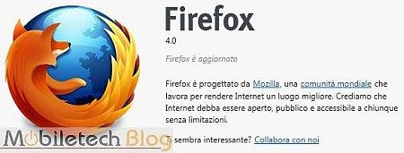 Disponibile al download Mozilla Firefox 4 Finale!
