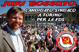 Juri Bossuto candidato sindaco a Torino per la FdS