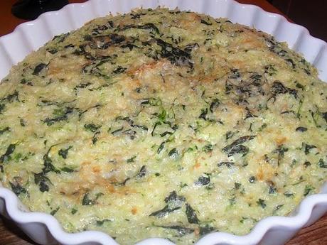 SFORMATO DI RISO E SPINACI SFORMATO DI RISO E SPINACI