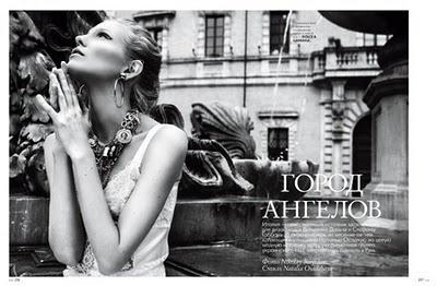 Ragnhild Jevne in Dolce & Gabbana su Elle Ukraine Ragnhild Jevne in Dolce & Gabbana su Elle Ukraine