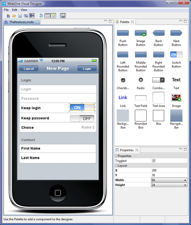 Creare WebApp per iphone su Windows con MobiOne