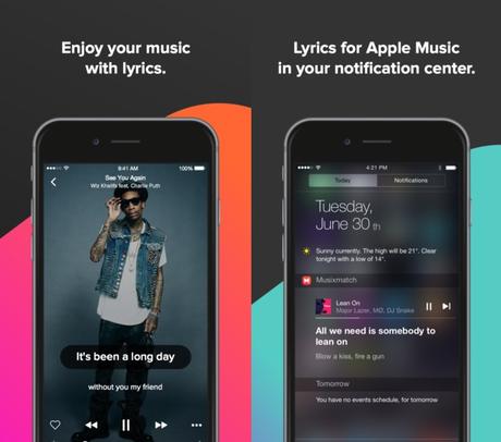 musixmatch trova i testi delle tue canzoni preferite