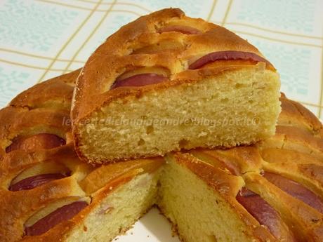 Torta del riciclo con ricotta, pesche e senza uova ...