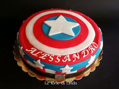 Torta Capitan America